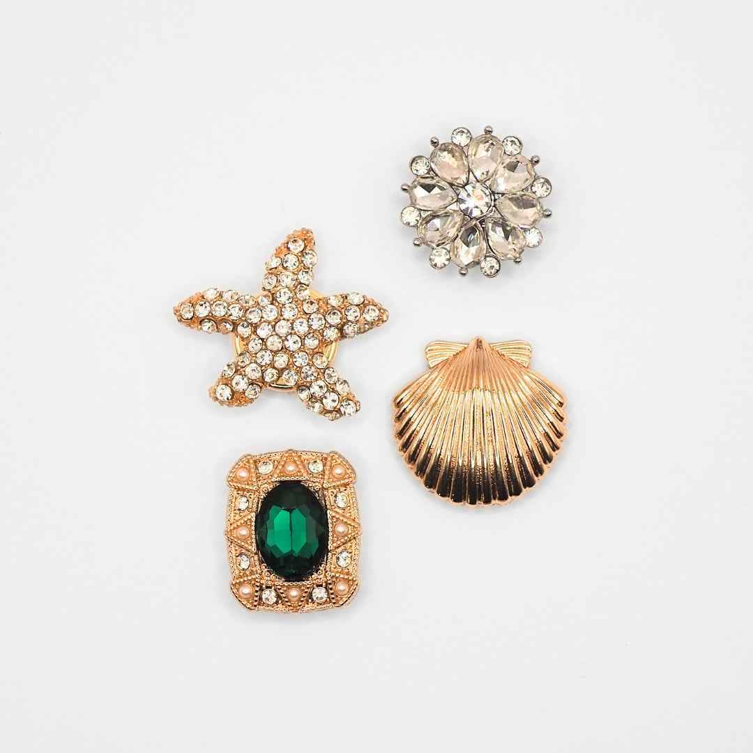 Bijoux de boutons à clips • Océan