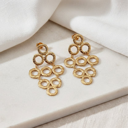 Boucles d'oreilles ajourées