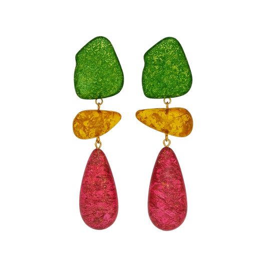 Boucles d'oreilles résine femme ovation bijoux