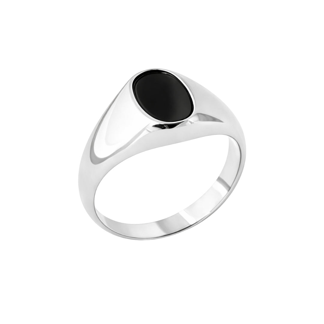 Chevalière homme argent petit doigt