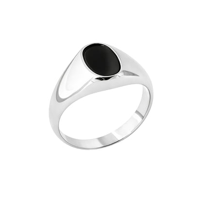 Chevalière homme argent petit doigt