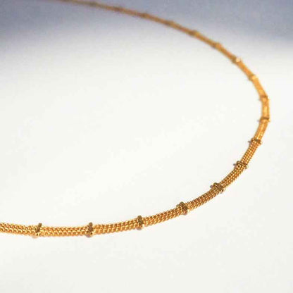 Collier double chaîne plaqué or 18 carats • Henriette (Copie)