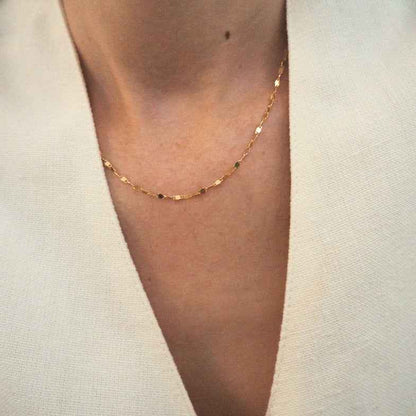 Chaîne fine plaqué or 18 carats • Suzanne (Copie)