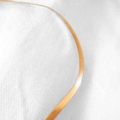 Collier maille serpent en plaqué or • Annie (Copie)