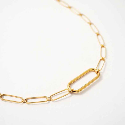 Collier maillons ovales plaqué or 18 carats • Kiko (Copie)
