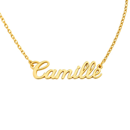 Collier prénom femme en or 18 carats 