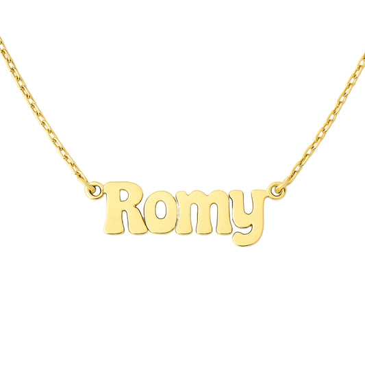 Collier prénom pour femme en or 18