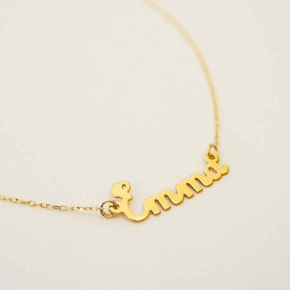 Collier avec prénom en or 18 carats • Flow