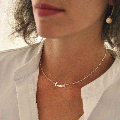 Collier avec prénom en or 18 carats • Flow