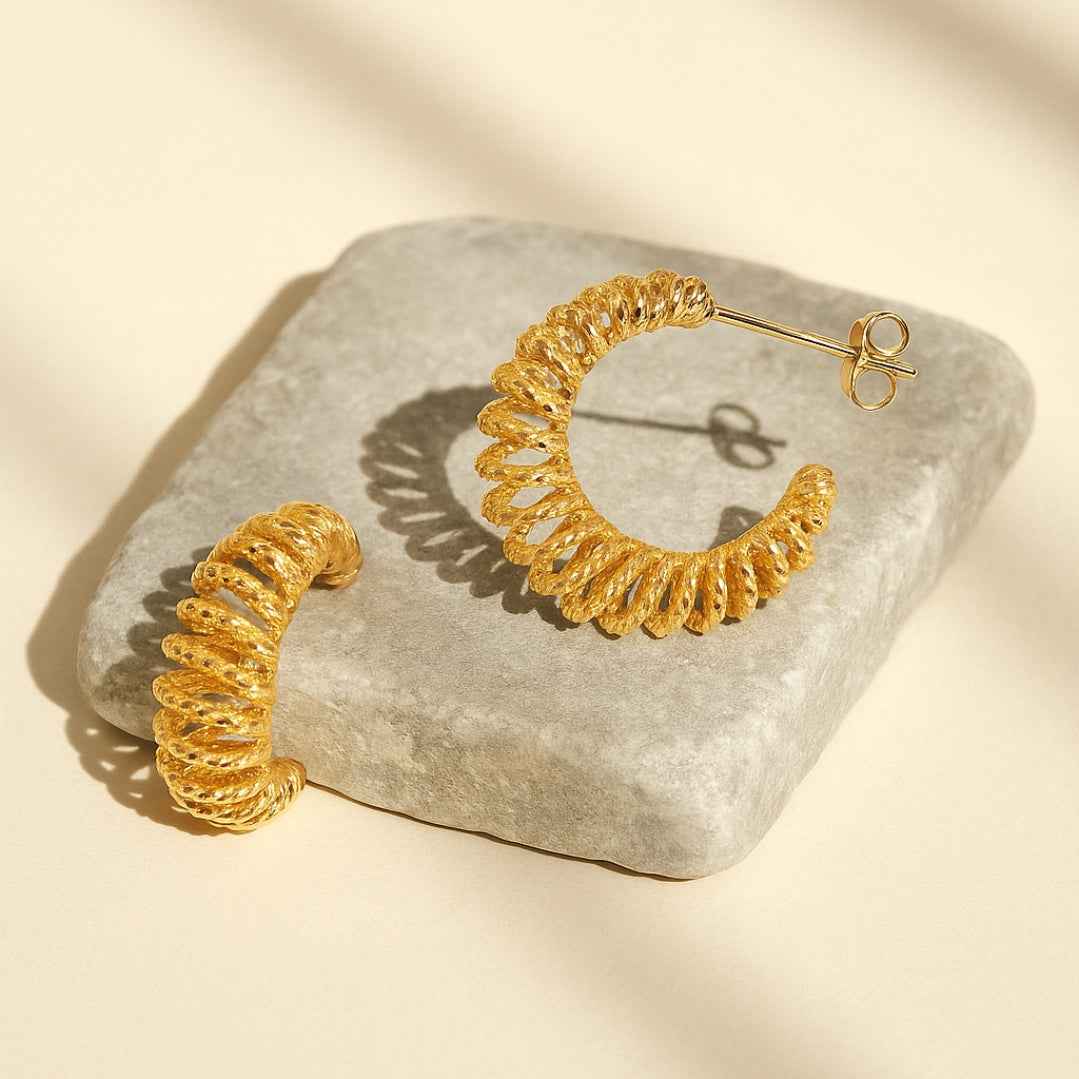 Boucles d'oreilles Plaqué Or 18k • Lola