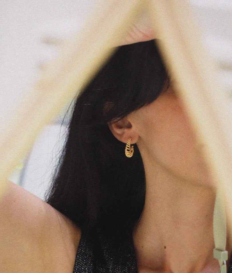 Boucles d'oreilles Plaqué Or 18k • Lola