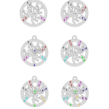 Collier prénom arbre de vie or 18k • Tree