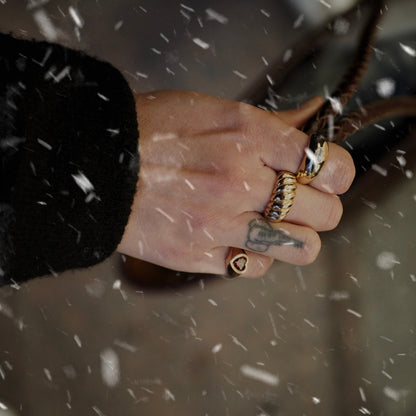 Ovation Bijoux Bague Femme Coeur Rouge