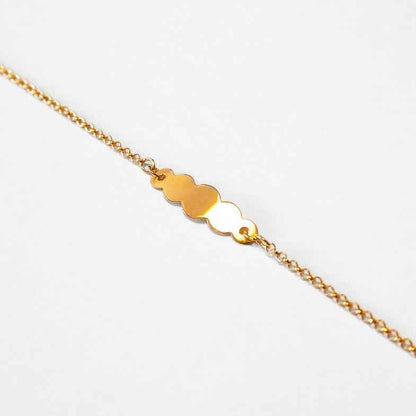 Gourmette enfant & bébé or jaune 9 carats • Jersey