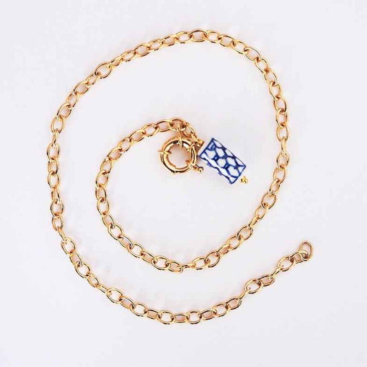 Collier pampille doré à l'or 18 carats • Solal