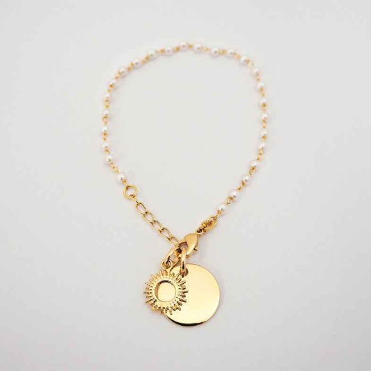 Bracelet personnalisé perles et or 18k • Blair (Copie)