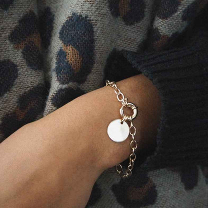 Bracelet personnalisé en plaqué or 18 carats • Jenny