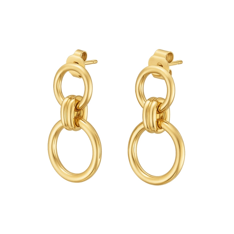 Boucles d'oreilles Plaqué Or 18k • Lola