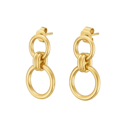 Boucles d'oreilles Plaqué Or 18k • Lola