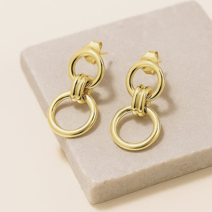 Boucles d'oreilles Plaqué Or 18k • Lola