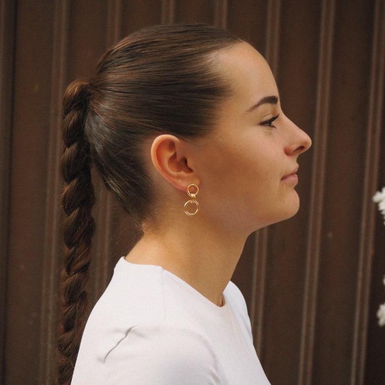 Boucles d'oreilles Plaqué Or 18k • Lola