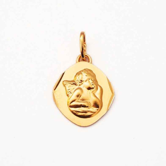 Médaille ange en or 18 carats • Marta