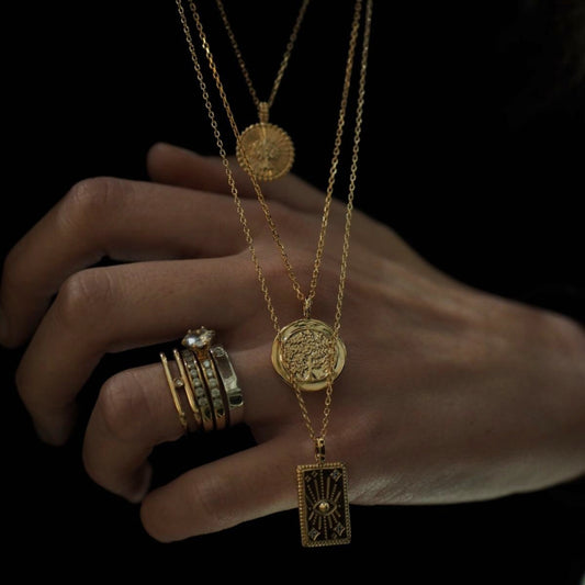 Pendentif Arbre de Vie Plaqué Or Femme