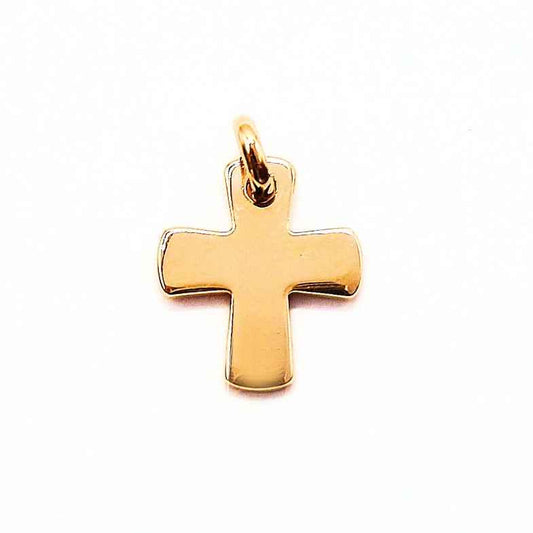 Pendentif ovale à graver en plaqué or • Harry