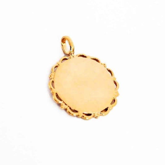 Pendentif personnalisé en plaqué or 18k • Cléo