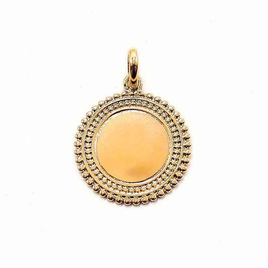 Pendentif personnalisé en plaqué or 18k • Irène