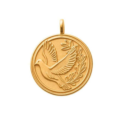 Pendentif colombe plaqué or 18k • Alméa (Copie)