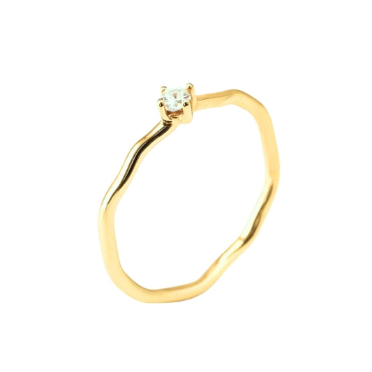 anneau petit doigt femme plaqué or, alliance femme originale