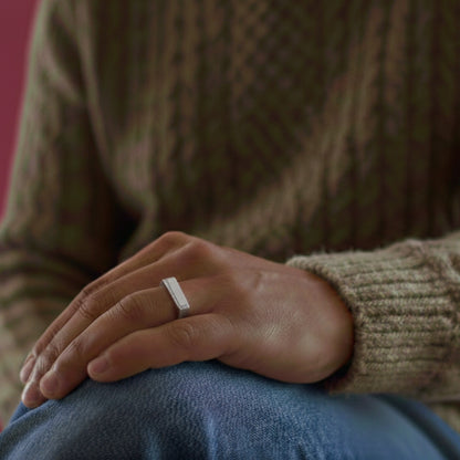  Chevalière Homme Plaqué Or Personnalisé argent