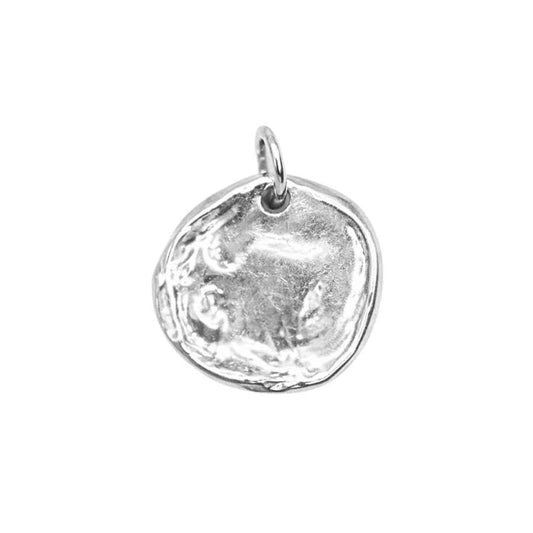 Pendentif martelé en plaqué or 18 carats • Pépita