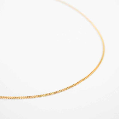 Chaîne maille gourmette fine plaqué or 18 carats • Gaspard (Copie)