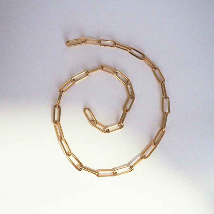 Collier maille épaisse plaqué or 18 carats • Louve (Copie)