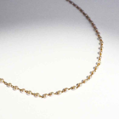 Collier de perles fines en plaqué or 18 carats • Colette (Copie)