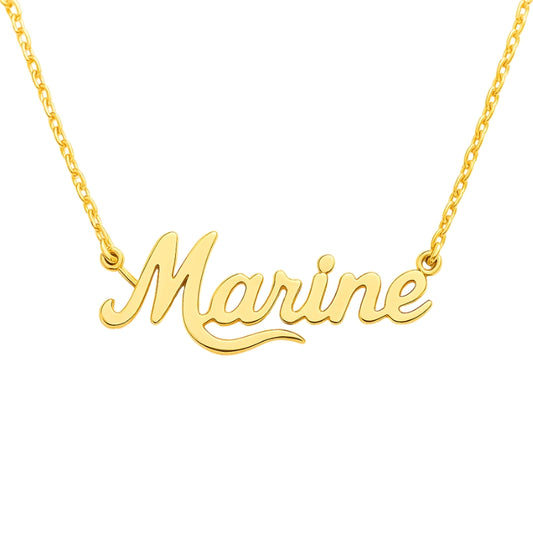 collier prénom or 18 carats pour femme