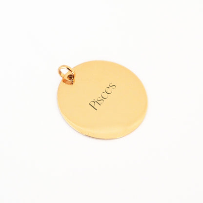 médaillon plaqué or 18 carats