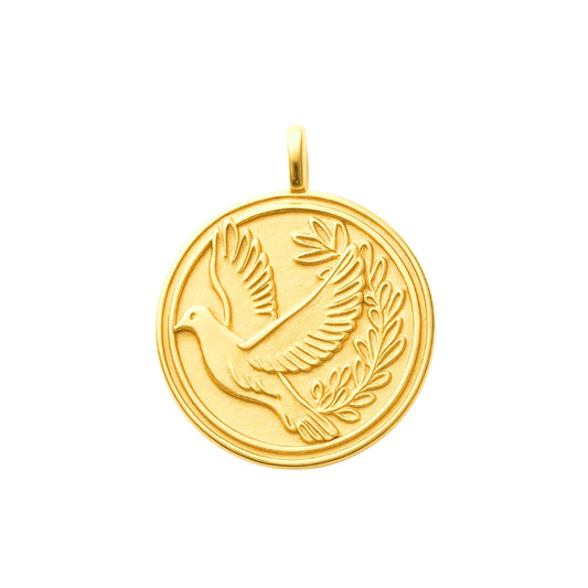 Pendentif colombe plaqué or 18k • Alméa (Copie)