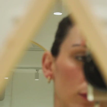 Créoles empierrées Plaqué Or 18k • Coco